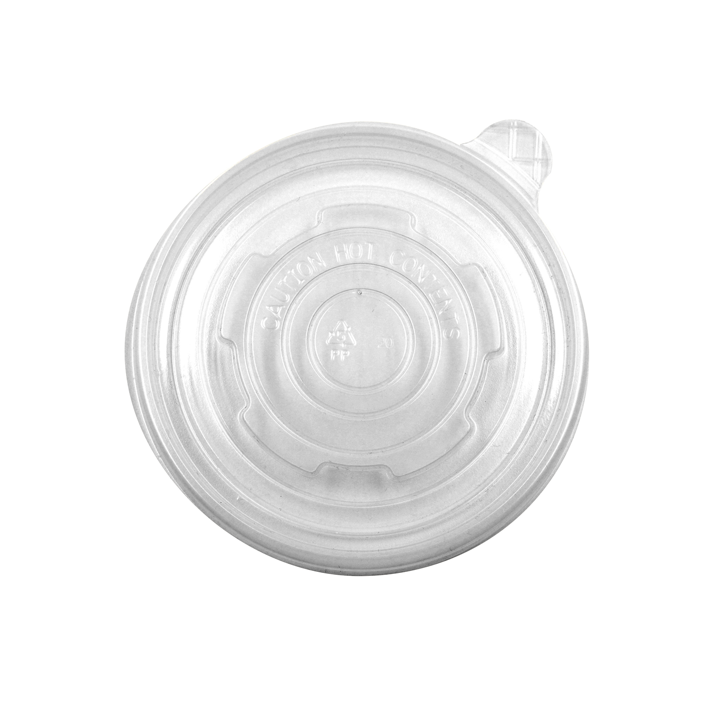 325-002-118 Clear PP Vented Lid fits, 12/16/32 oz. Standard Paper Soup/Food Cup