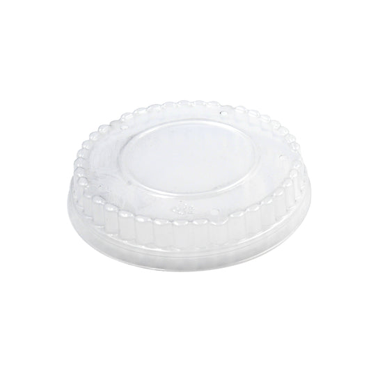 325-004-140 Clear PP Vented Dome Lid fits 24oz. Paper Bowls